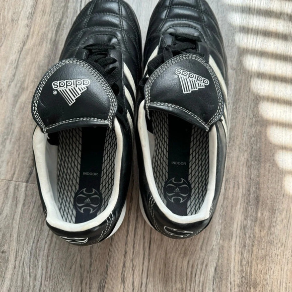 Adidas  Black White sneakers size 7.5 - Picture 6 of 11